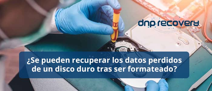 Recuperación de datos de disco formateado