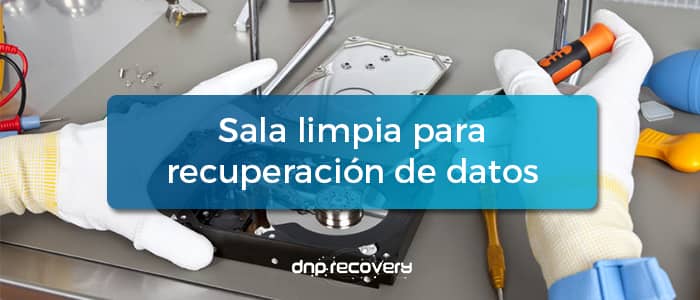 Sala limpia para recuperación de datos