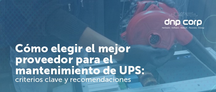 proveedor de mantenimiento de ups