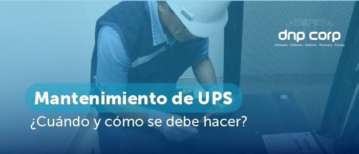 realizar mantenimiento de ups 
