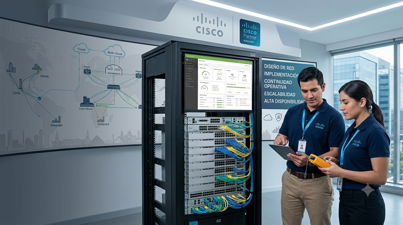 Ingeniería de Infraestructura Cisco en Perú
